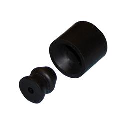 Door holder rubber with a plastic pivot 40mm